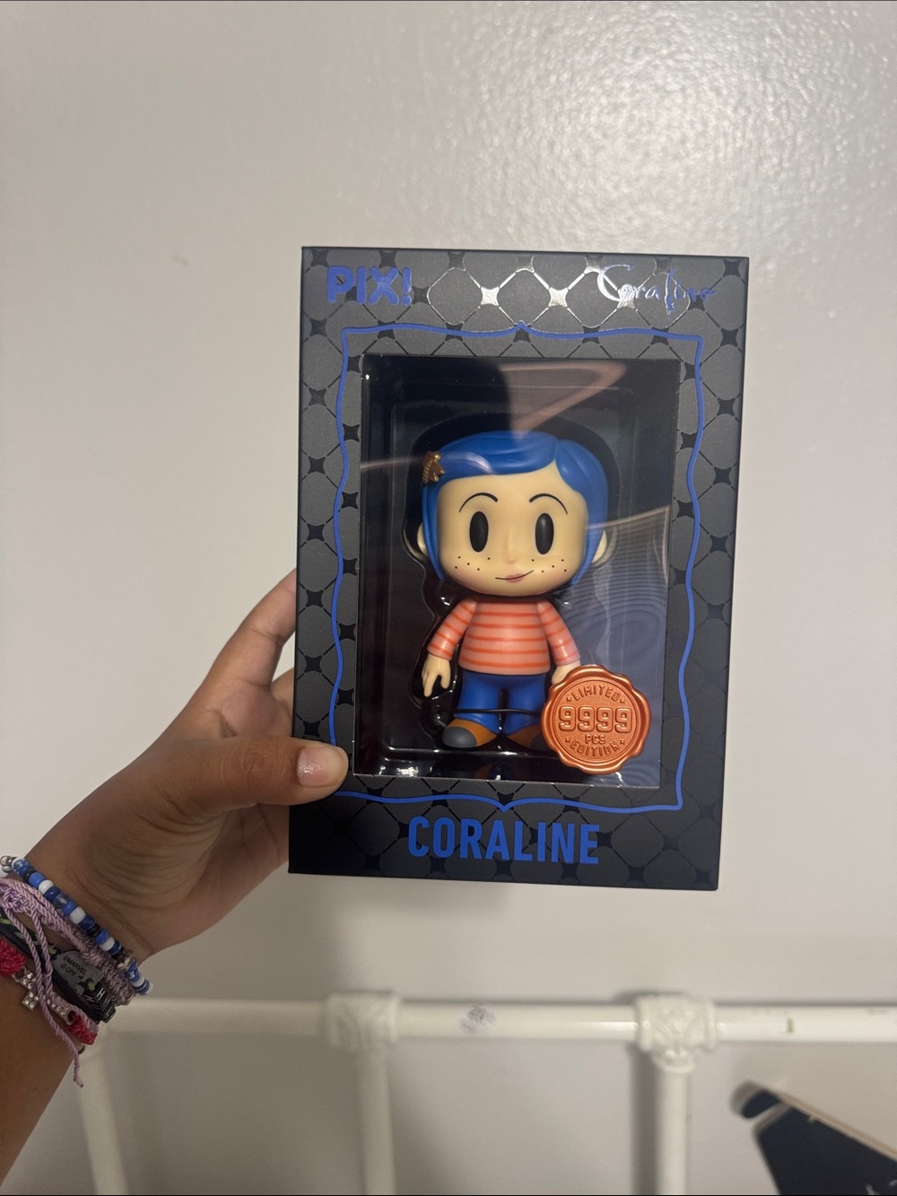 Pixi Coraline Figure - Blue Hair, Orange Stripes